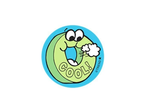 Trend Enterprises Cool!, Candy Mint scent Retro Scratch 'n Sniff Stinky Stickers®*