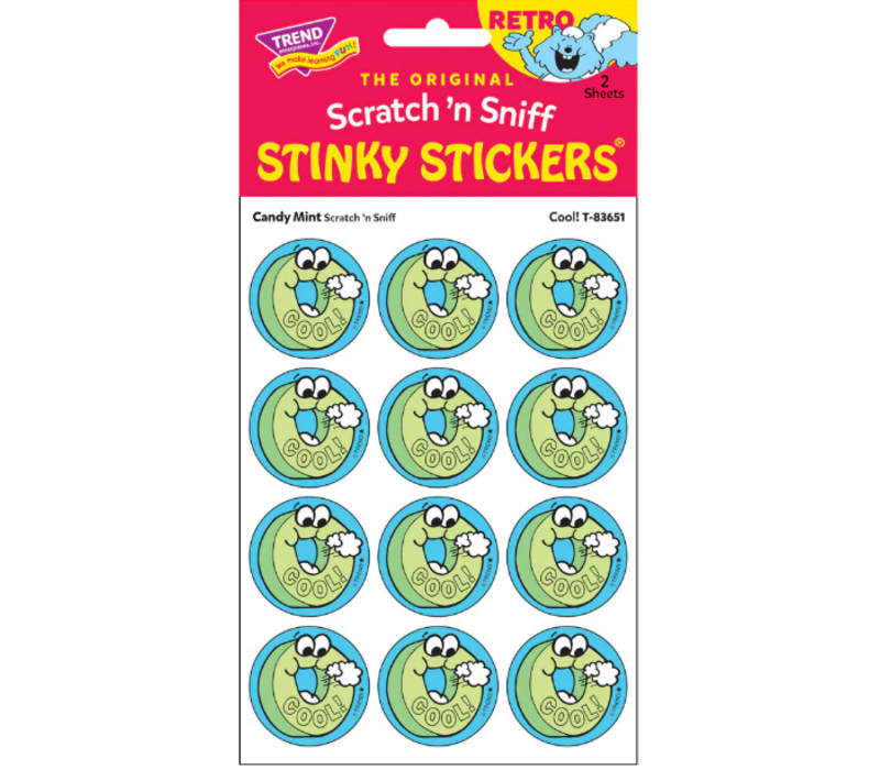 Cool!, Candy Mint scent Retro Scratch 'n Sniff Stinky Stickers®*