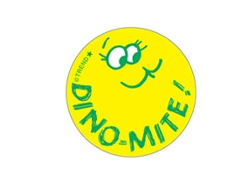 Trend Enterprises Dino-mite!, Orange scent Retro Scratch 'n Sniff Stinky Stickers®*