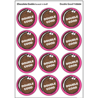 Double Good, Chocolate Cookie scent Retro Scratch 'n Sniff Stinky Stickers®*