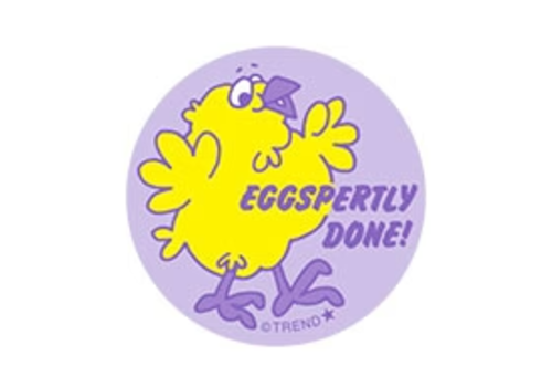Trend Enterprises Eggspertly Done!, Lemon scent Retro Scratch 'n Sniff Stinky Stickers®*