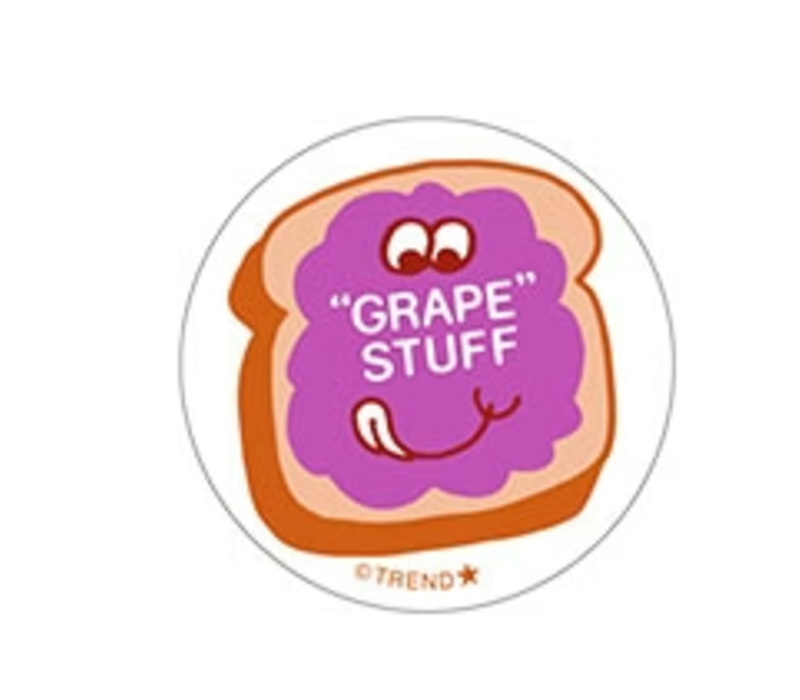 "Grape" Stuff, Grape scent Retro Scratch 'n Sniff Stinky Stickers®*