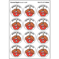 Stick To It!, Caramel Apple scent Retro Scratch 'n Sniff Stinky Stickers®*