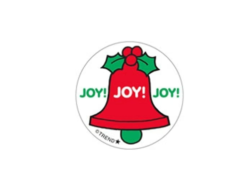 Trend Enterprises Joy! Joy! Joy!, Holiday Cheer scent Retro Scratch 'n Sniff Stinky Stickers®*