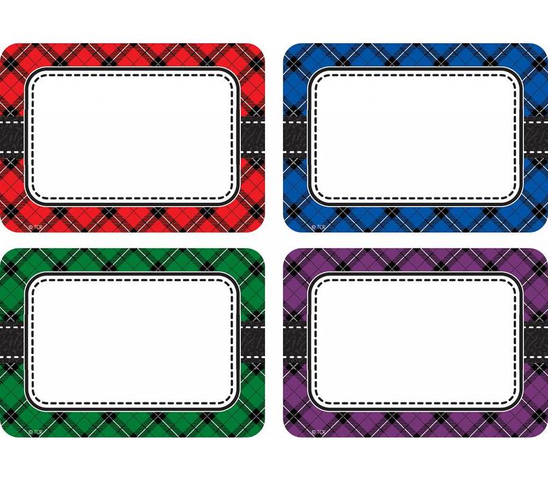 Plaid Variety Pack Labels/Nametags
