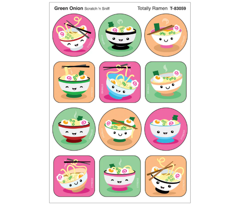 Totally Ramen, Green Onion scent Scratch 'n Sniff Stinky Stickers®*