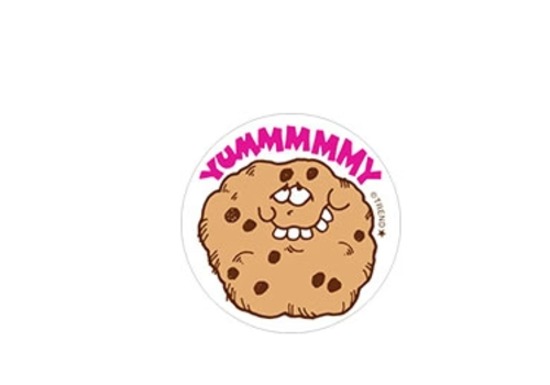 Trend Enterprises Yummmmmy, Chocolate Chip scent Retro Scratch 'n Sniff Stinky Stickers®*