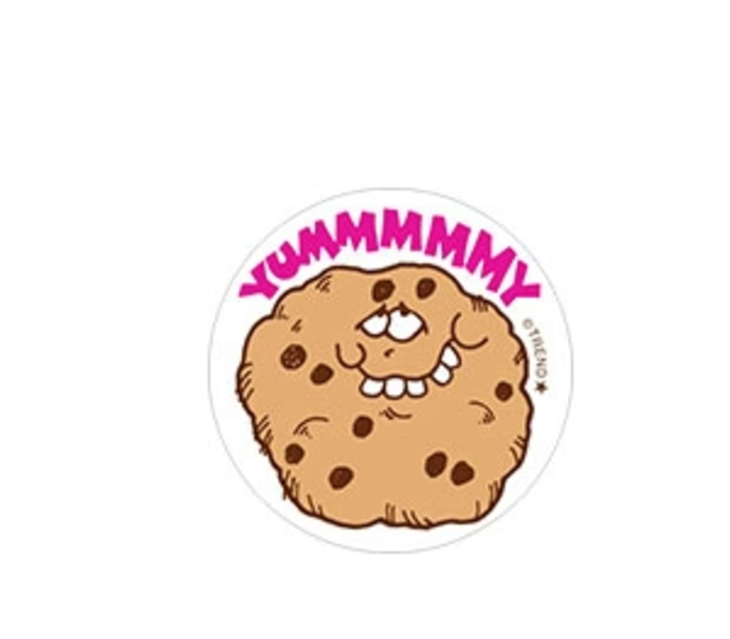 Yummmmmy, Chocolate Chip scent Retro Scratch 'n Sniff Stinky Stickers®*