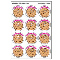 Yummmmmy, Chocolate Chip scent Retro Scratch 'n Sniff Stinky Stickers®*