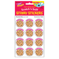 Yummmmmy, Chocolate Chip scent Retro Scratch 'n Sniff Stinky Stickers®*