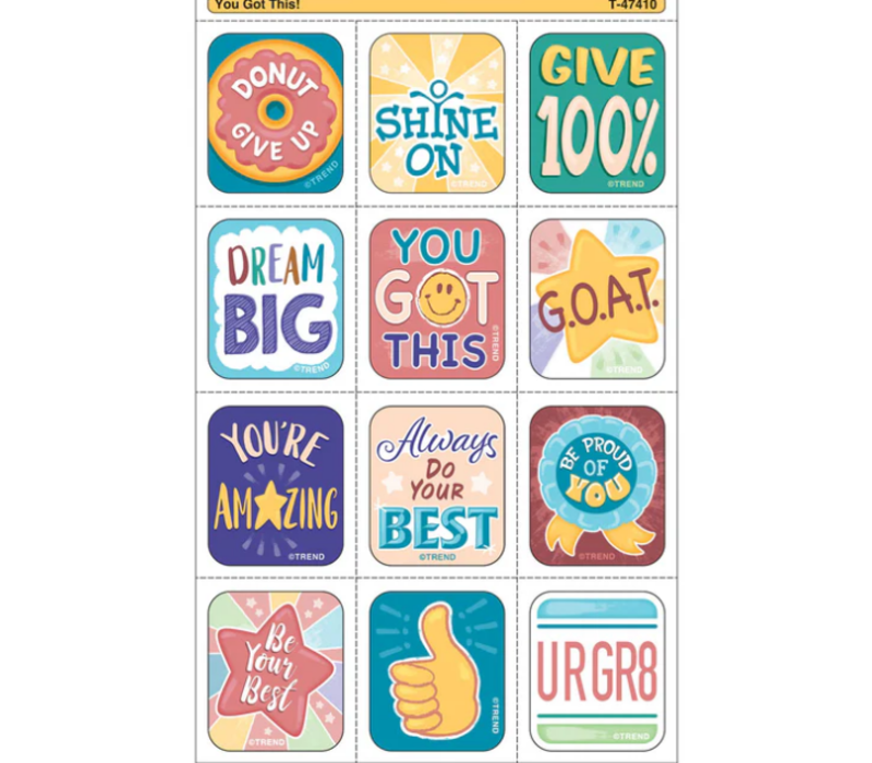 You Got This! Tear & Share Stickers™*