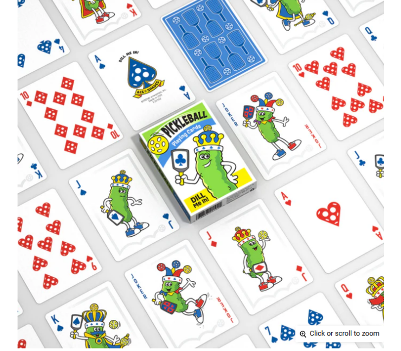 Pickleball Playing Cards (D)*