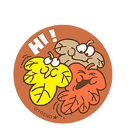 Hi! Leaves scent Retro Scratch 'n Sniff Stinky Stickers®*
