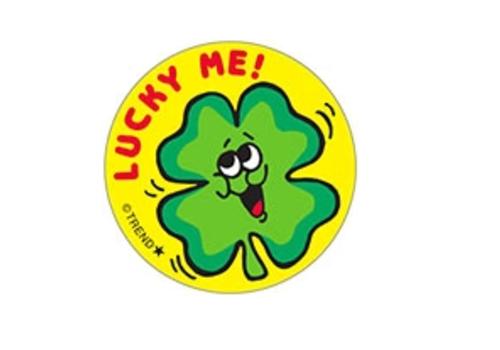 Trend Enterprises Lucky Me! Leaves scent Retro Scratch 'n Sniff Stinky Stickers®*