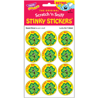 Lucky Me! Leaves scent Retro Scratch 'n Sniff Stinky Stickers®*