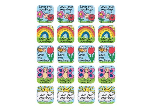 Teacher Created Resources Love One Another Stickers *
