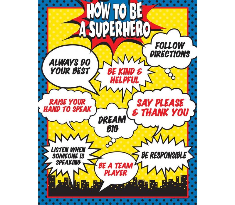 How To Be a Superhero Chart