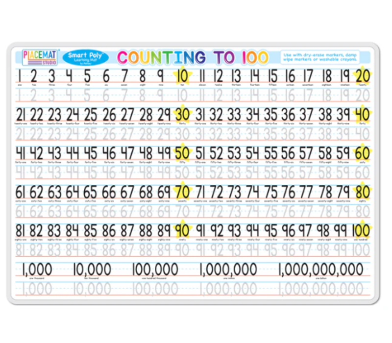 Learning Mat Numbers Counting to 100*