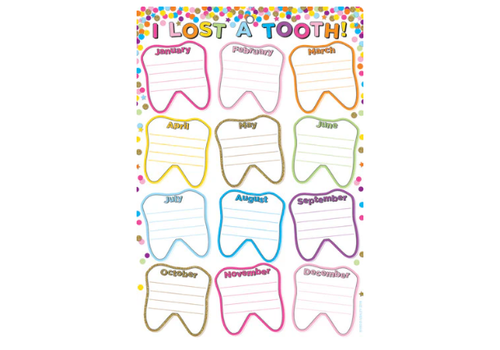 ASHLEY PRODUCTIONS I Lost a Tooth Smart Poly 13" x 19"