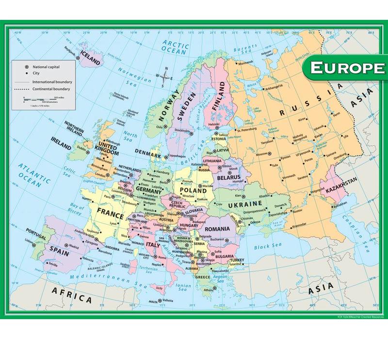 Europe Map Chart