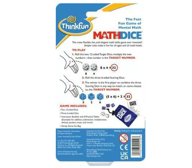 Math Dice - Educational Game*