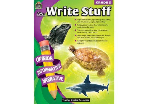 Teacher Created Resources The Write Stuff Grades 3*