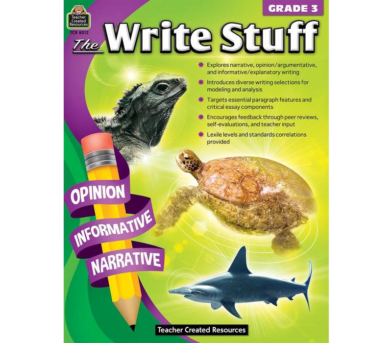 The Write Stuff Grades 3