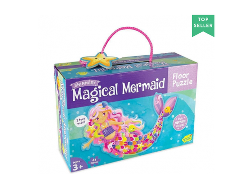 PEACEABLE KINGDOM Magical Mermaid Floor Puzzle -41 pieces*