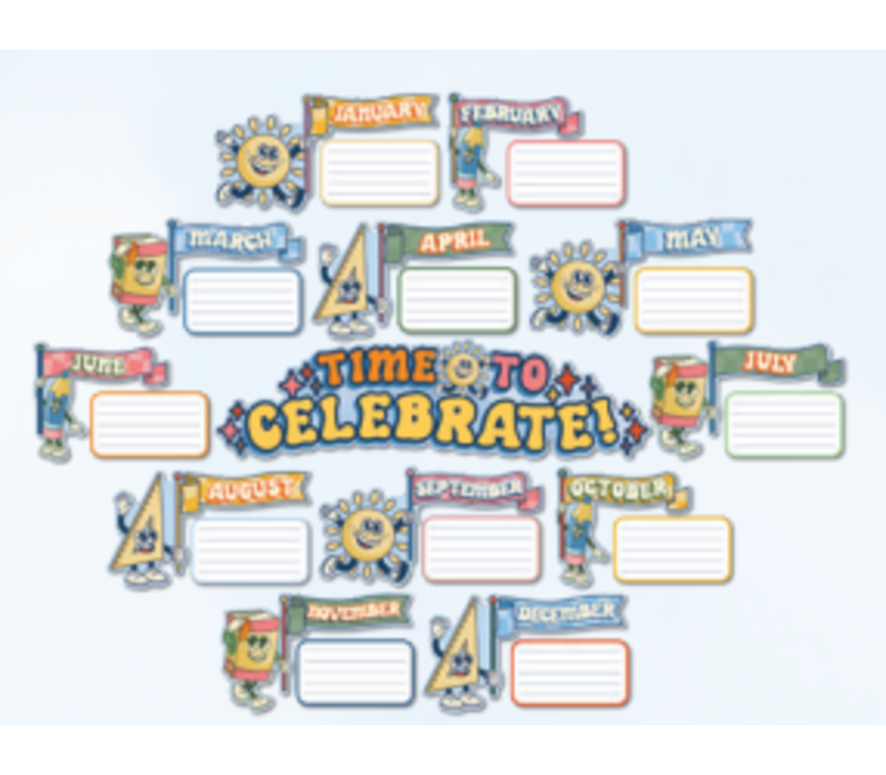 S'Cool Era Celebratory  Birthday Mini Bulletin Board Set*