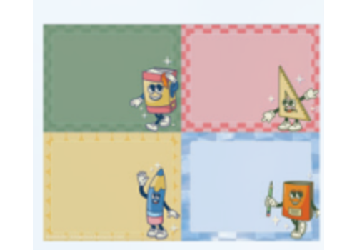 EUREKA S'Cool Era Name Tags (D)*