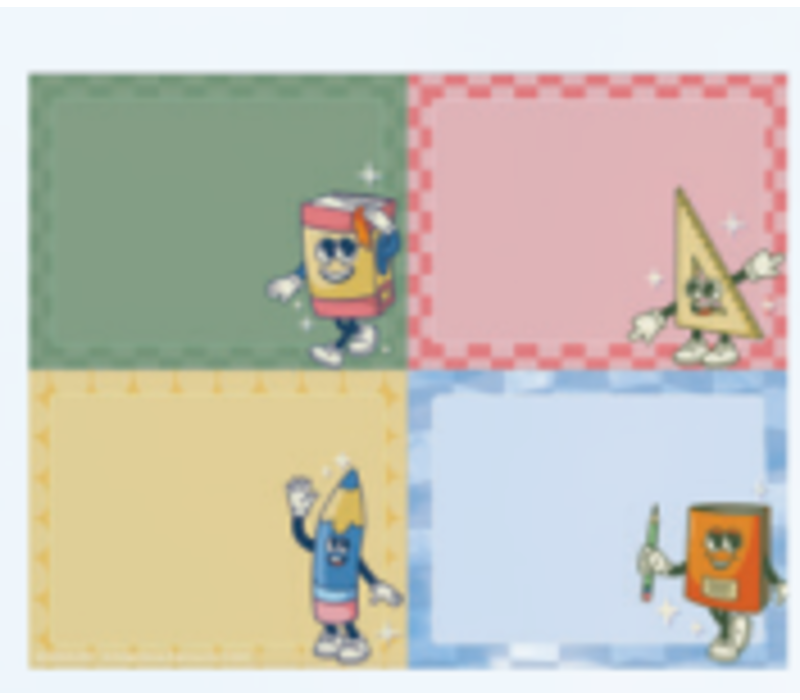 S'Cool Era Name Tags (D)*