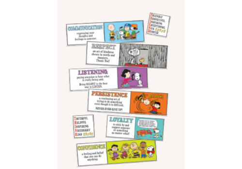 EUREKA Peanuts Character Building Mini Bulletin Board Set*