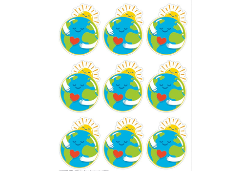 EUREKA Earth Giant Stickers *