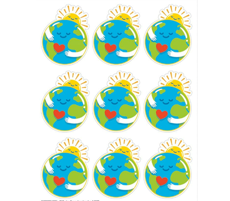 Earth Giant Stickers (D) *