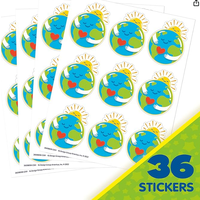 Earth Giant Stickers *