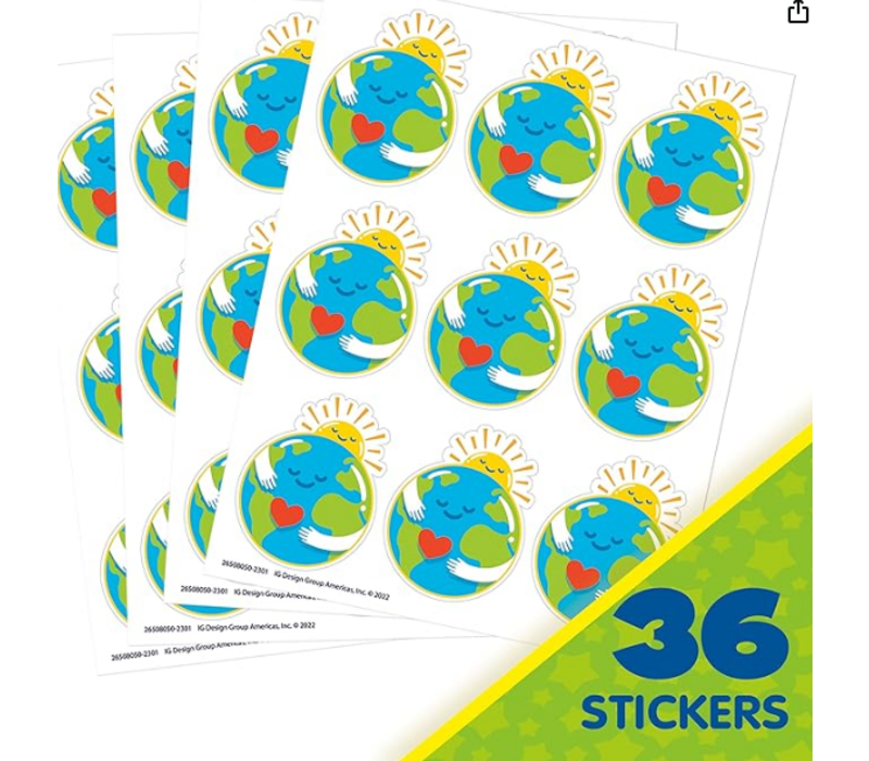 Earth Giant Stickers (D) *