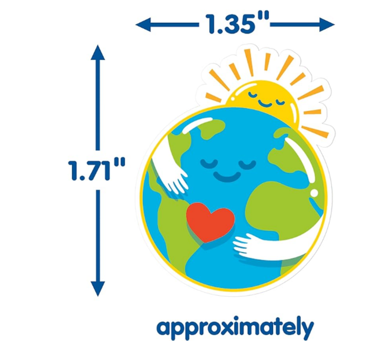 Earth Giant Stickers (D) *