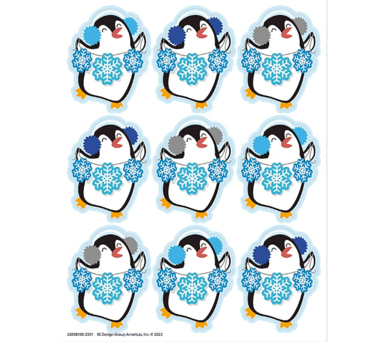 Winter Penguins Giant Stickers*
