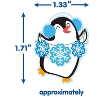 Winter Penguins Giant Stickers (D)*