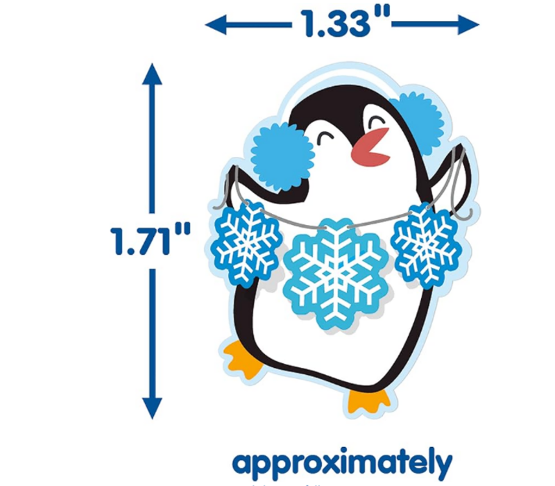 Winter Penguins Giant Stickers (D)*