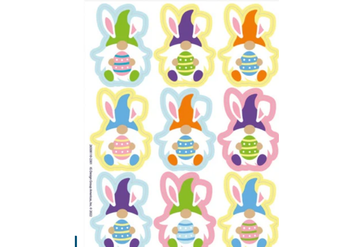 EUREKA Easter Gnomes Giant Stickers*