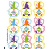 Easter Gnomes Giant Stickers (D)*