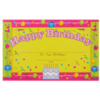 Happy Birthday Recognition Awards*