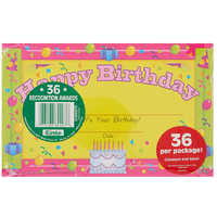 Happy Birthday Recognition Awards (D)*