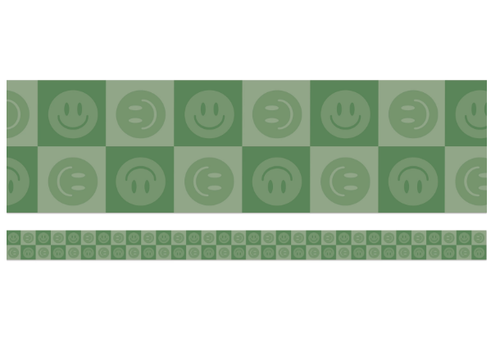 EUREKA S'Cool Era Green Smiles Deco Trim*