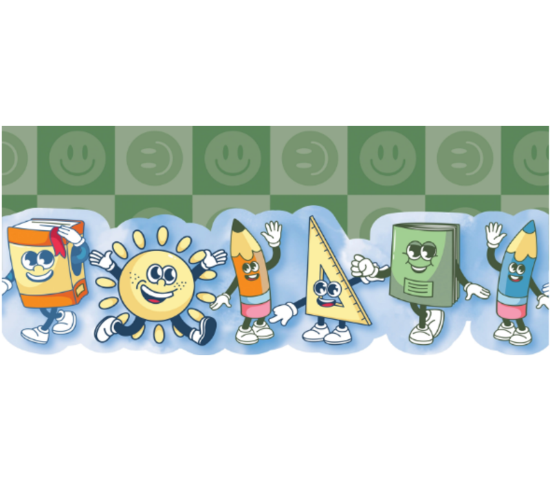 S'Cool Era Green Smiles Deco Trim (D)*