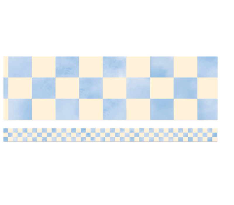 S'Cool Era Checkered Sky Deco Trim*