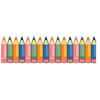 EUREKA S'Cool Era Die-Cut Pencils Deco Trim (D)*
