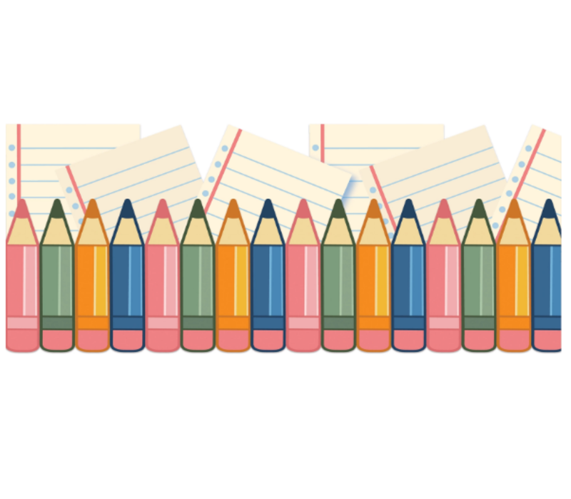 S'Cool Era Die-Cut Pencils Deco Trim (D)*