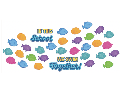 EUREKA Seas the Day We Swim Together Mini Bulletin Board Set*